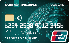 Отзывы о карте «UnionPay Gold» от Банка «Приморье»