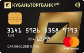 Дебетовая карта «Gold» от Кубаньторгбанка